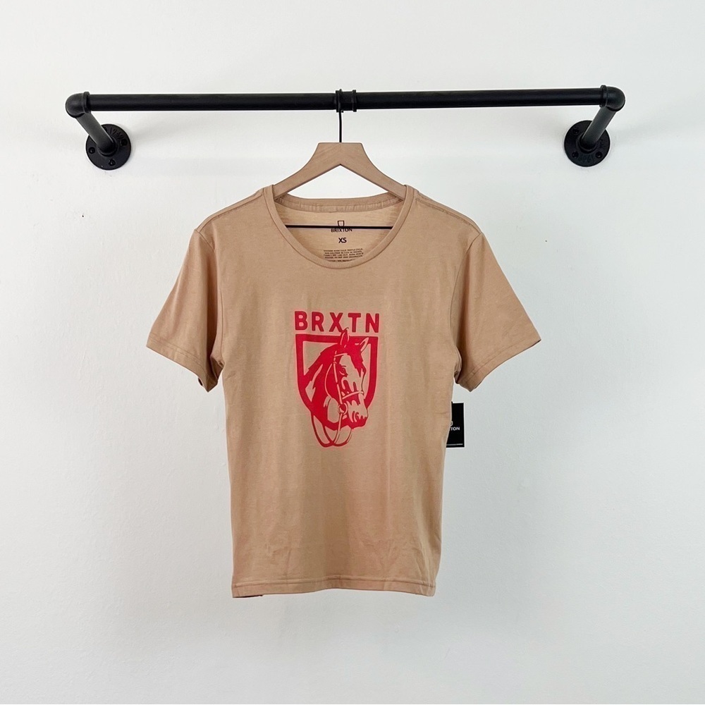 Nwt Brixton Old Billy Horse Vintage Short Sleeve Tee In Mojave — image 2 of 5